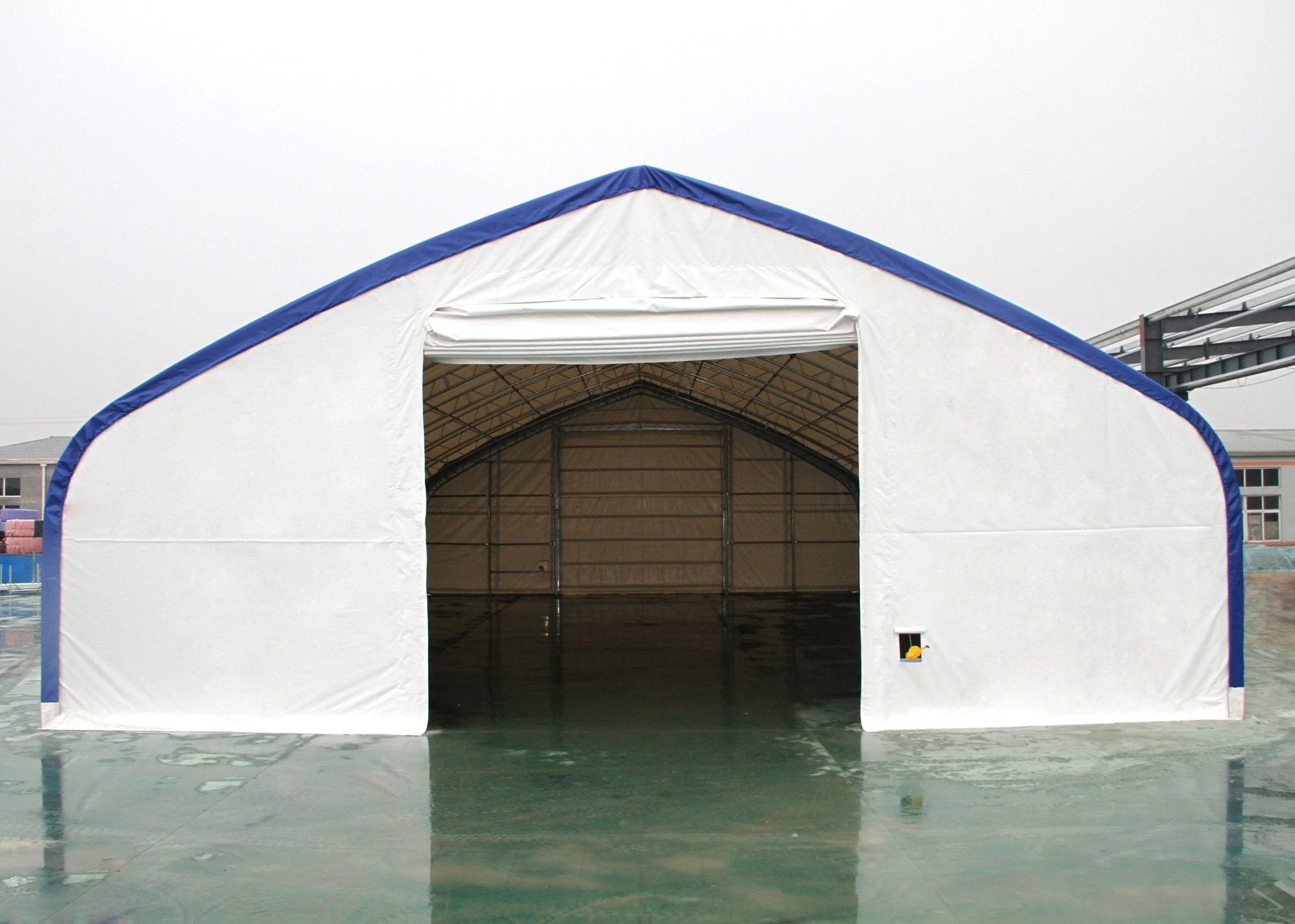 60′ Wide Double Truss Storage Buildings – Heavy-Duty PVC Shelter | Extra-Large Portable Warehouse - Image 49