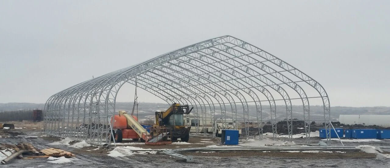 60′ Wide Double Truss Storage Buildings – Heavy-Duty PVC Shelter | Extra-Large Portable Warehouse - Image 8