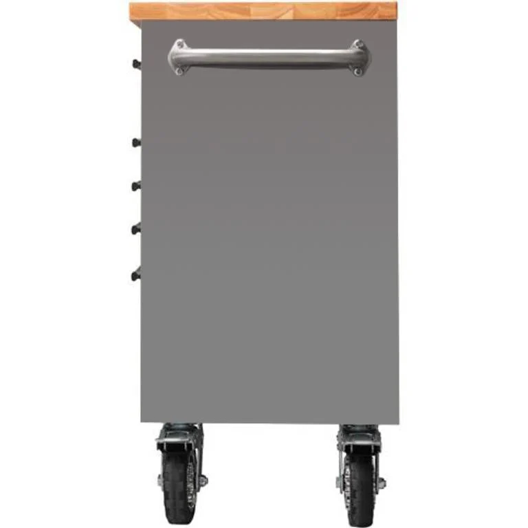 61-Inch Stainless Steel 9-Drawer Tool Chest with Power Strip HTC6109W - Image 4