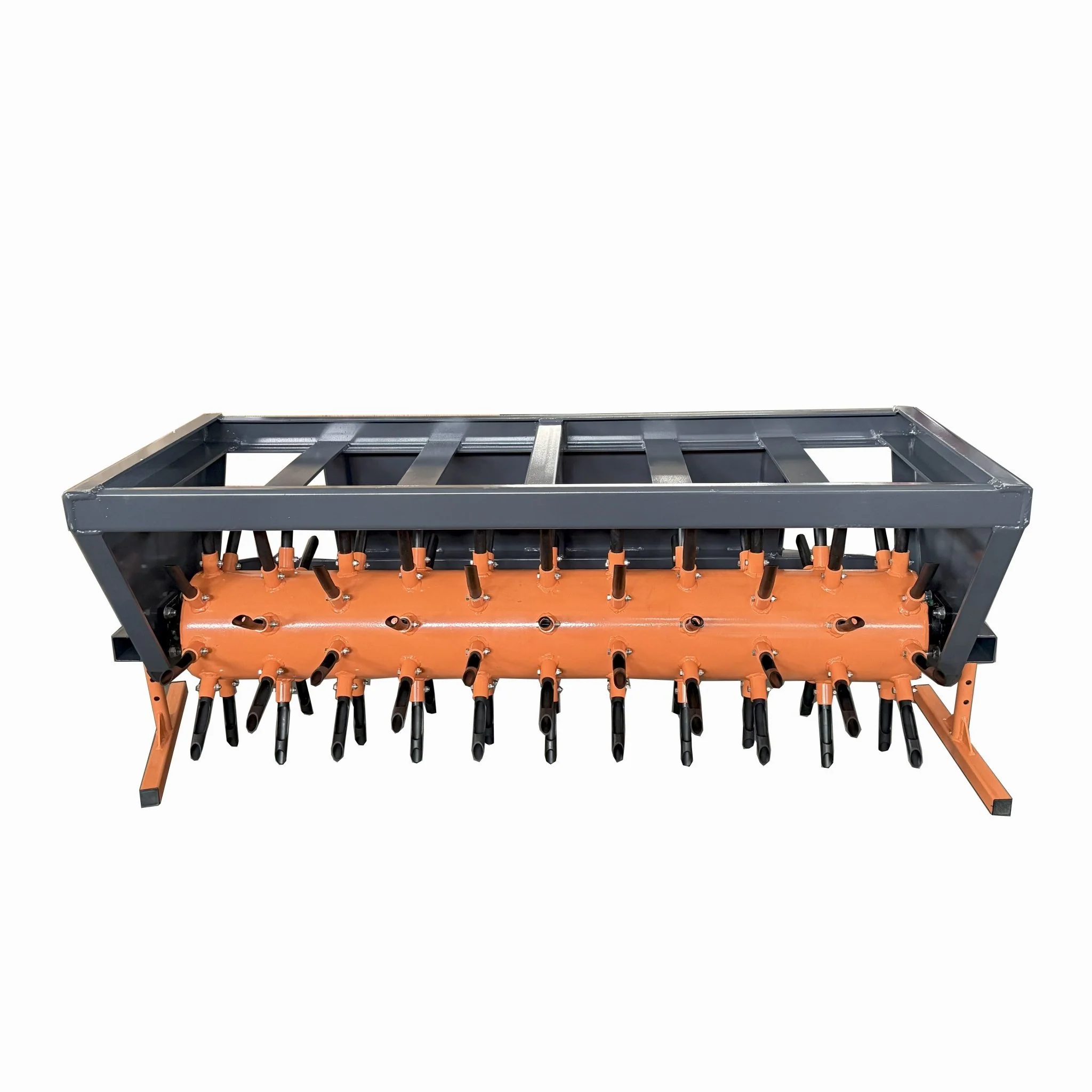 62” Heavy-Duty Skid steer Aerator Attachment – Commercial Steel Frame – BR62S - Image 2