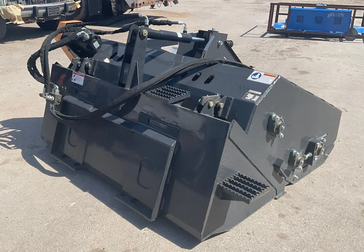68″ Skid Steer Landscape Rake Bucket Attachment – Heavy-Duty Grading Tool | SKU: LR1272W - Image 4