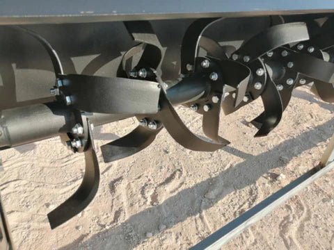 6 FT Skid Steer Hydraulic Rototiller Cultivator – Garden & Soil Attachment | SKU: 294257 - Image 3