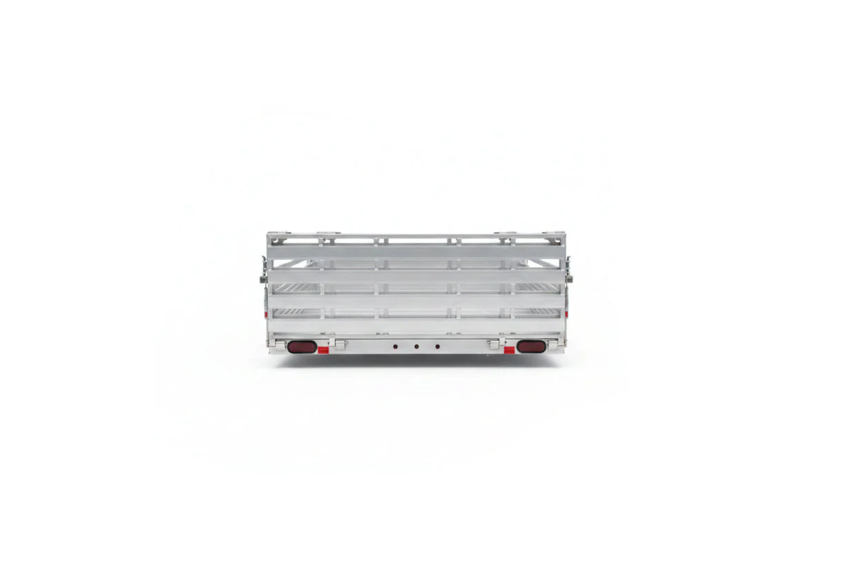 6x10 Aluminum Utility Trailer with Side Panels Torsion Axle LED Lighting Heavy Duty 3500 lbs GVWR AWA610AL