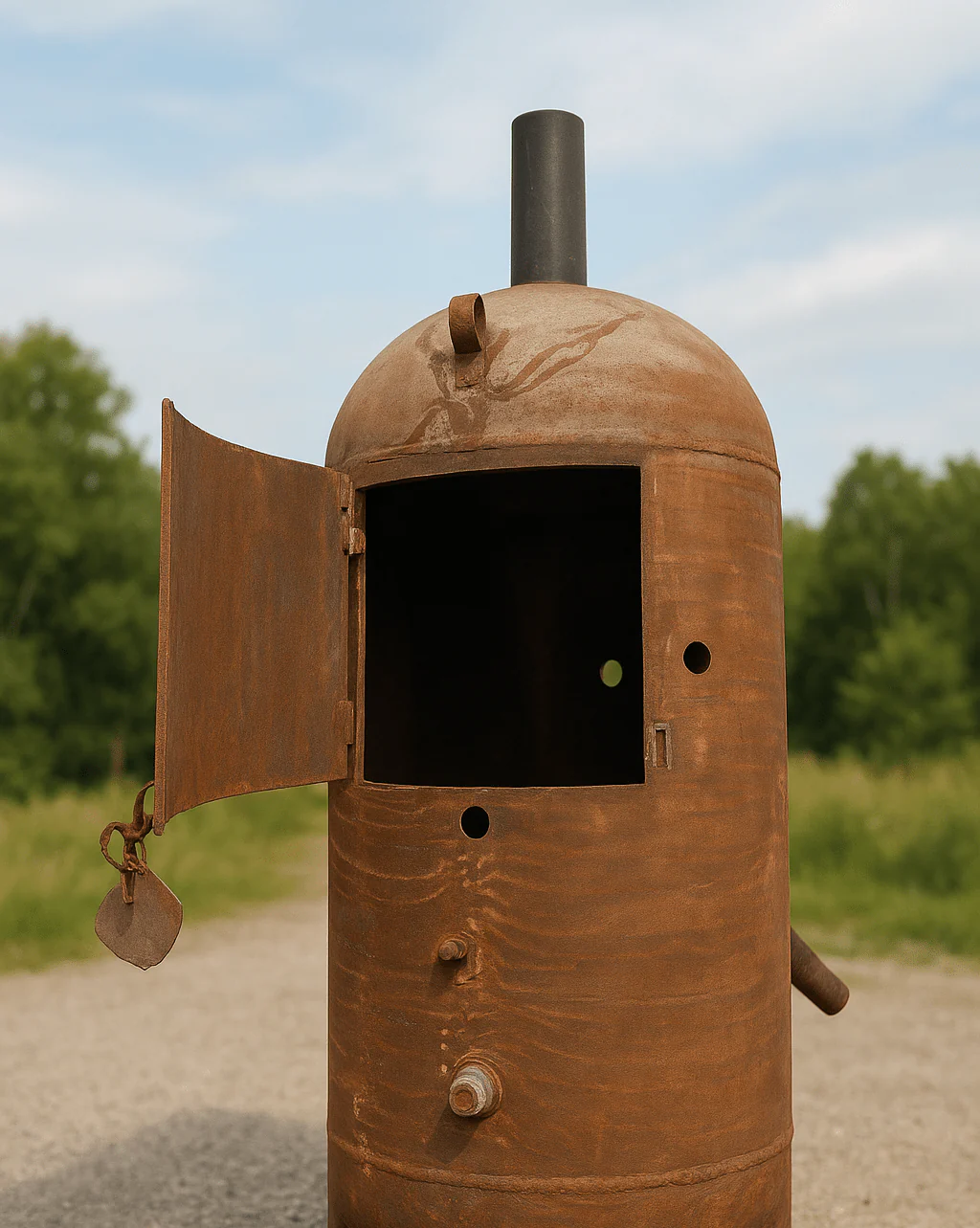 7.5 Ft Heavy-Duty Steel Garbage Incinerator | Industrial Burn Drum - Image 3