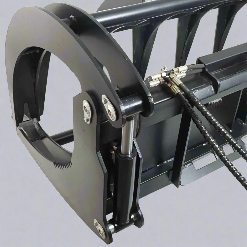 72" & 84" Heavy-Duty Skid Steer Root Grapple – Extreme Land Clearing Rake Attachment - Image 5