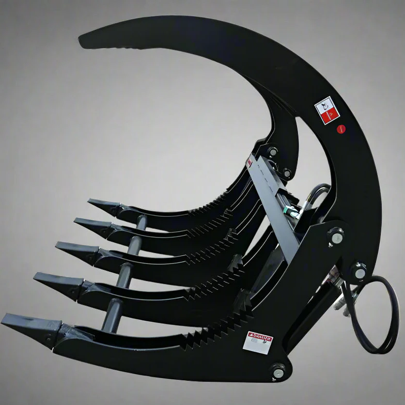 72" & 84" Heavy-Duty Skid Steer Root Grapple – Extreme Land Clearing Rake Attachment - Image 7