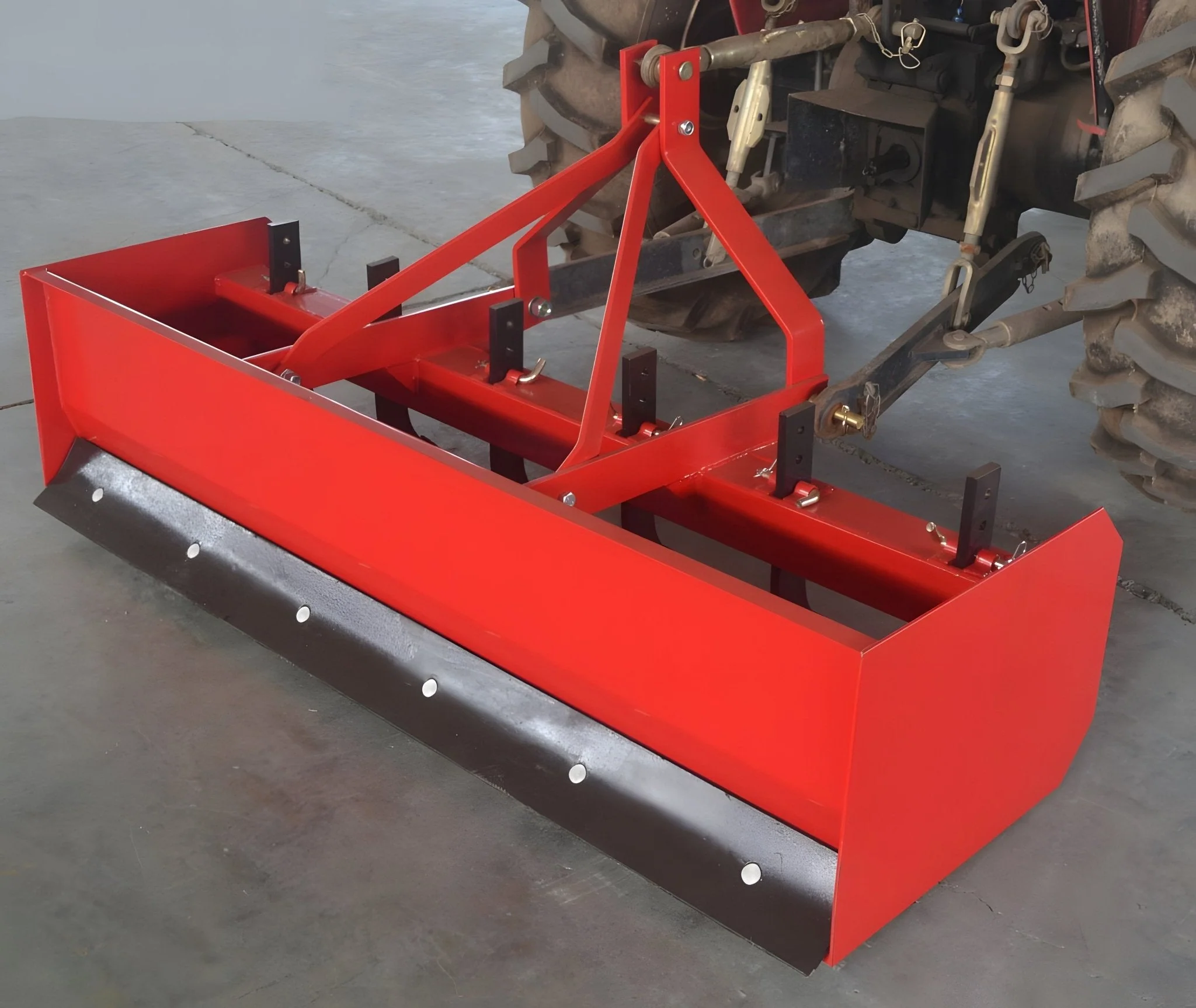 72″ Box Blade with Adjustable Rippers – 6 Shanks, Reversible Blade, Cat I Hitch Model CNJBB6 - Image 2
