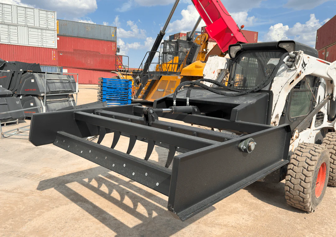 Skid Steer 72″ Hydraulic Box Blade Grader Leveler Attachment HDBXGD7 - Image 3
