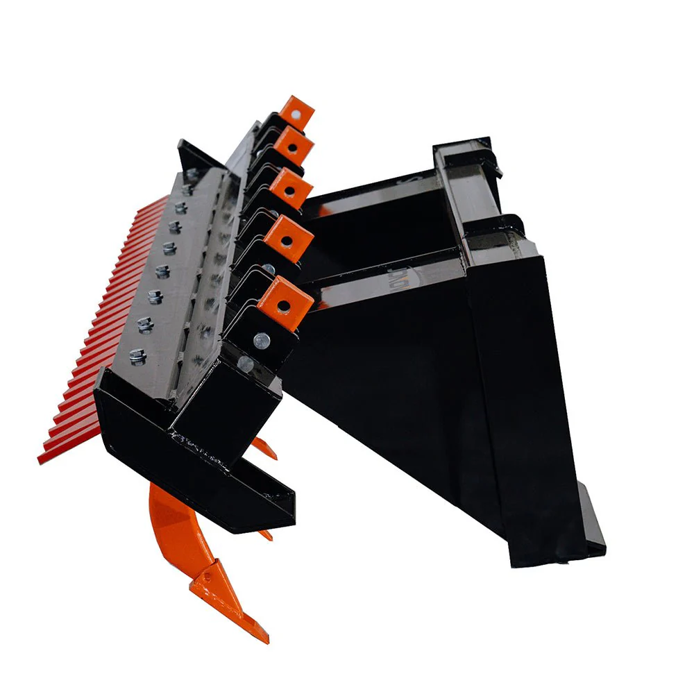 72" Skid Steer Land Ripper & Rake Comb – Adjustable Depth Scarifier | UWSLR72 - Image 2