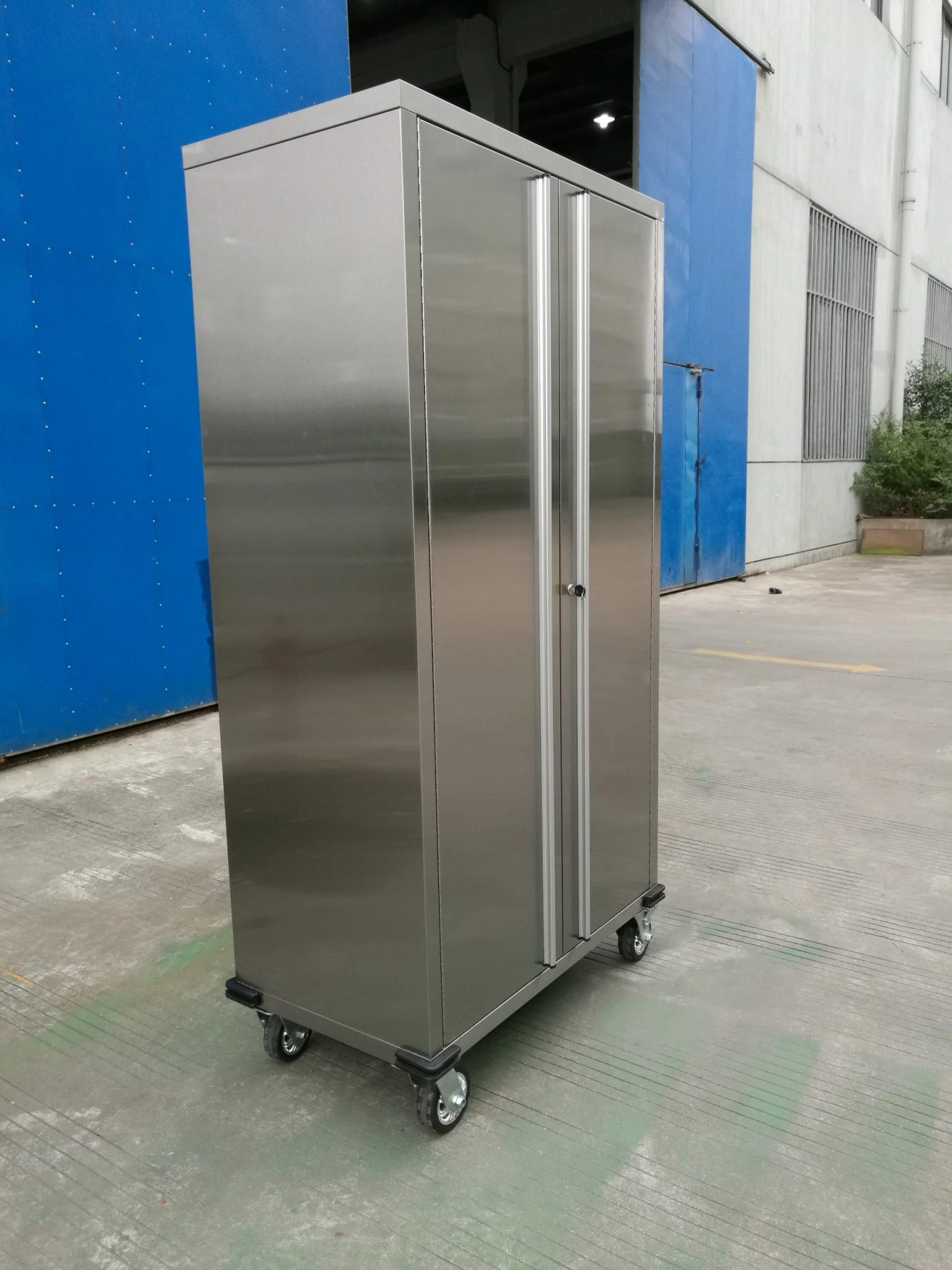 72" Stainless Steel Rolling Cabinet – Heavy-Duty Lockable Storage | 72SSC - Image 11