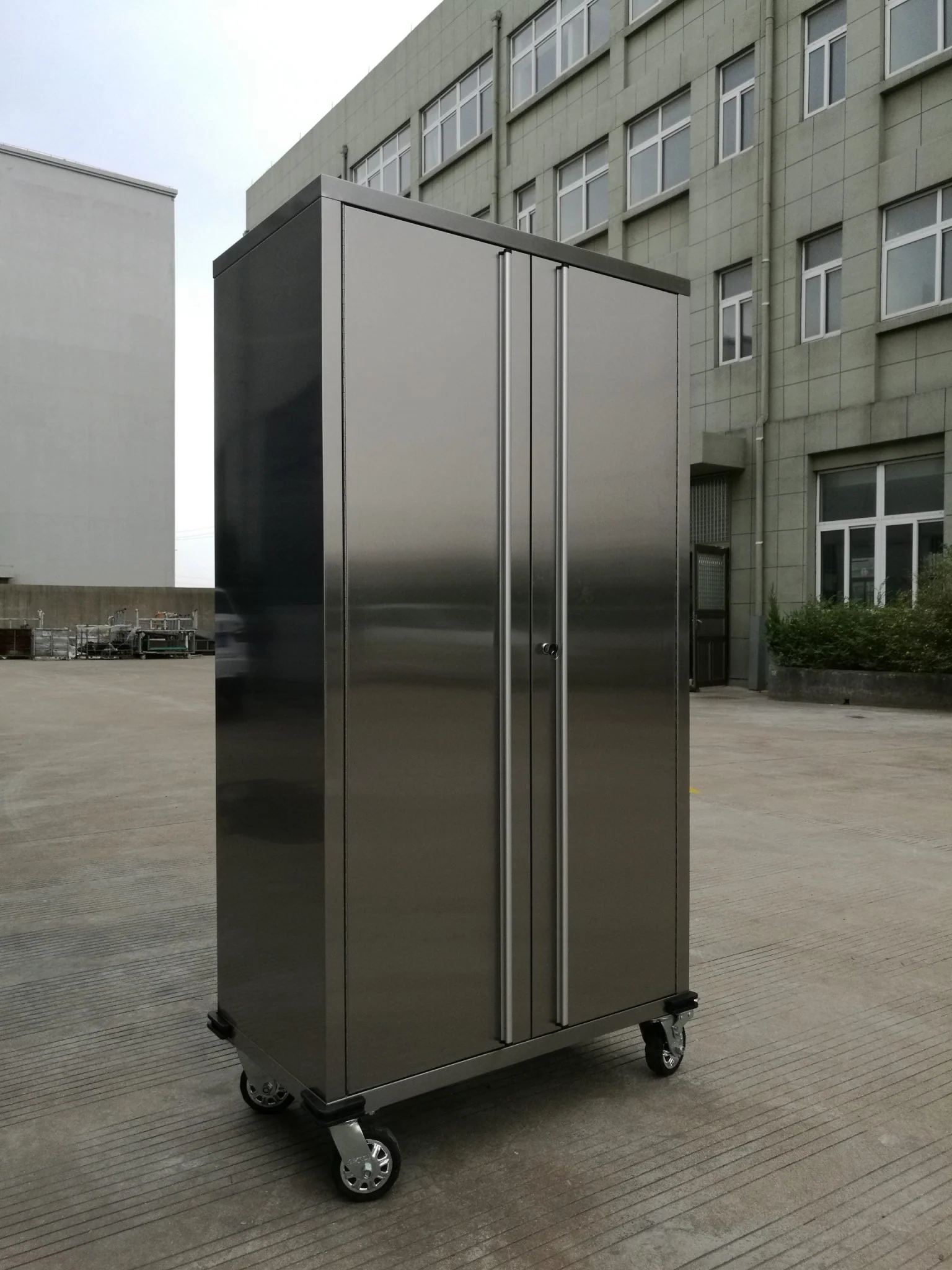 72" Stainless Steel Rolling Cabinet – Heavy-Duty Lockable Storage | 72SSC - Image 3