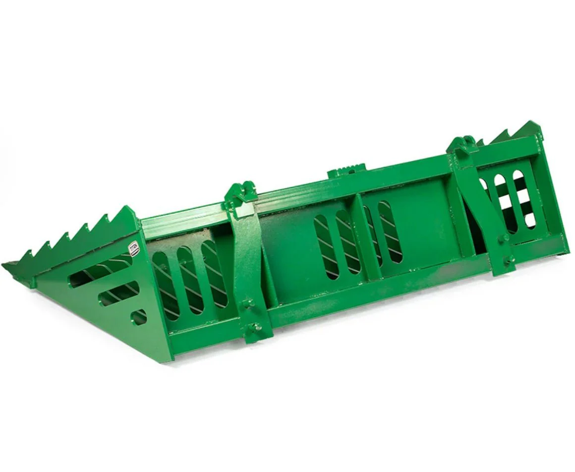 72" Heavy-Duty Rock Bucket with Teeth for John Deere Tractors – Model RTB1830 - Image 2