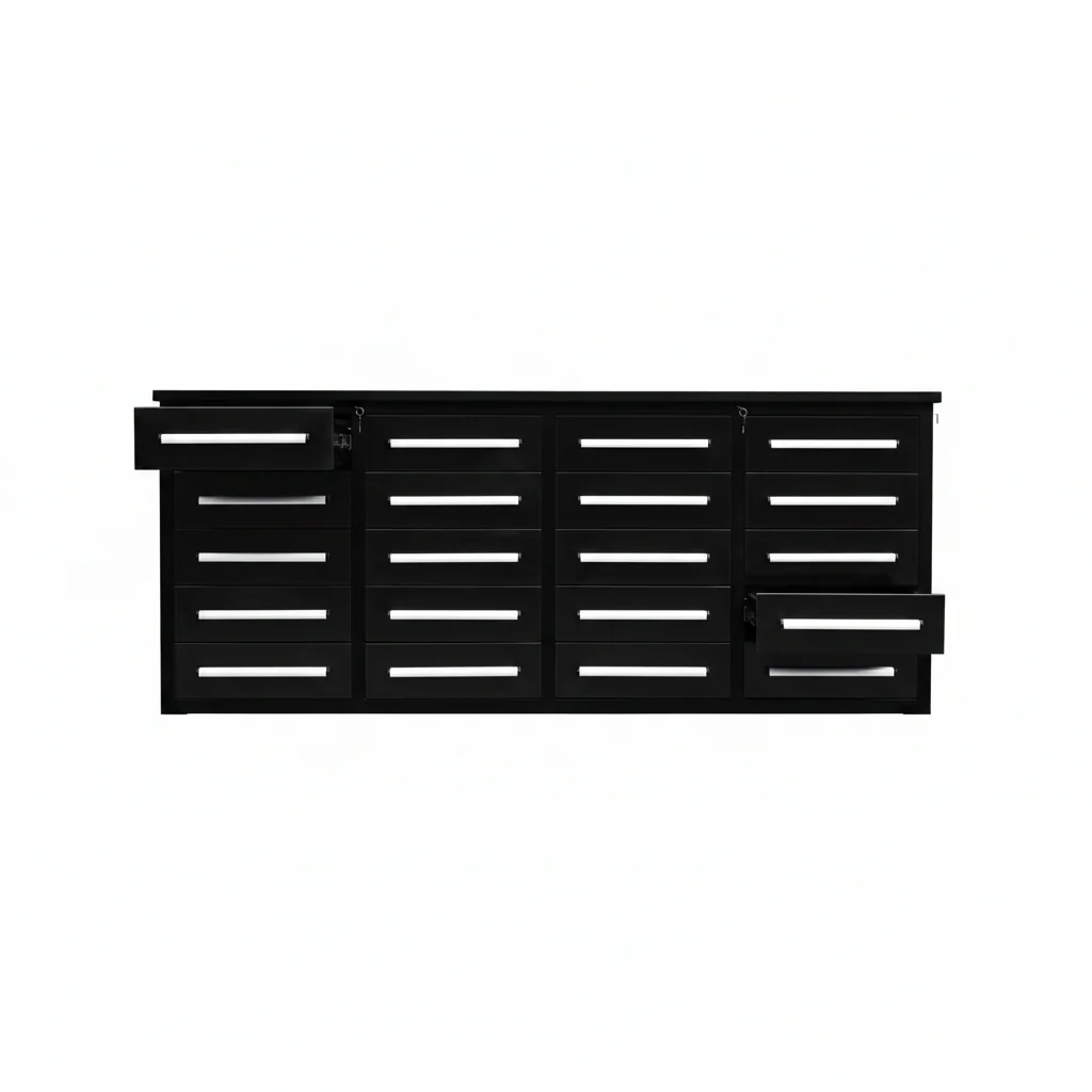 7FT Heavy-Duty Steel Tool Bench – Workbench with Drawers for Garage & Workshop - Image 8