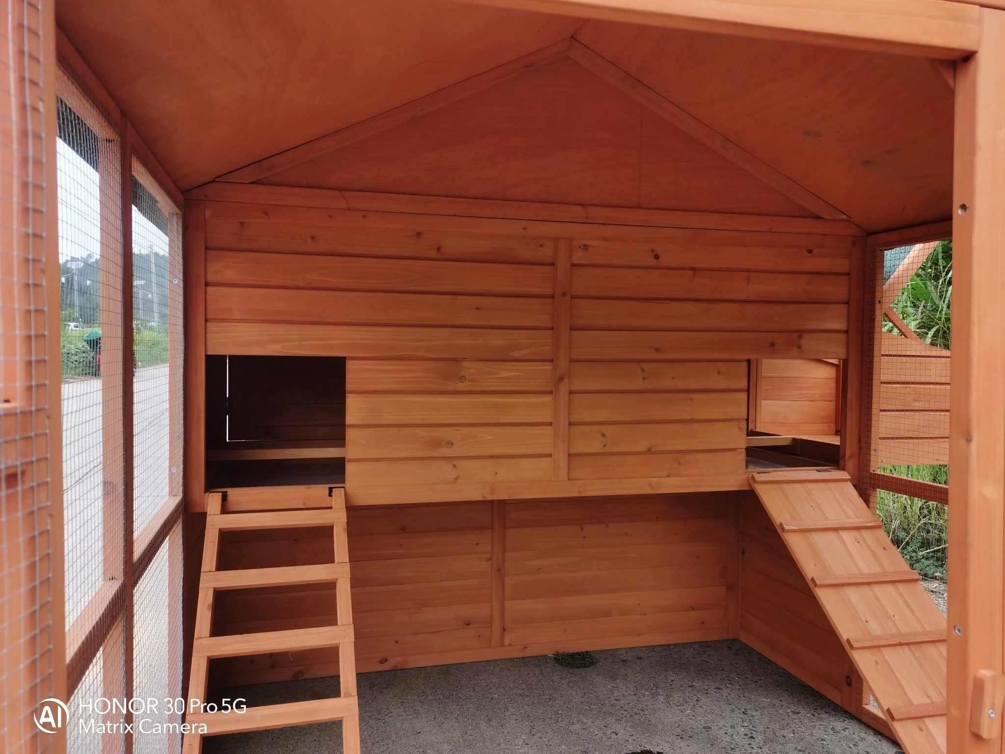 8-Chicken Wooden Chicken Coop – Large Outdoor Shelter with Nesting Box | MSHC004 - Image 11