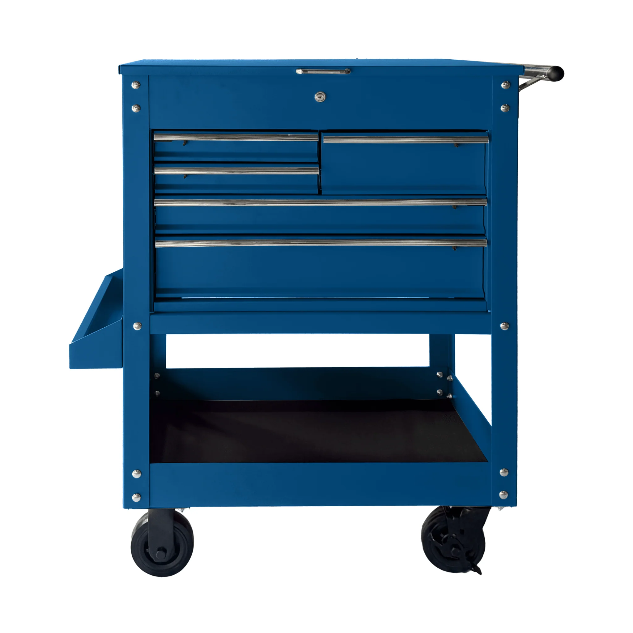 5 Drawer Heavy Duty Rolling Tool Cabinet Steel Garage Storage with Ball Bearing Slides - Image 11