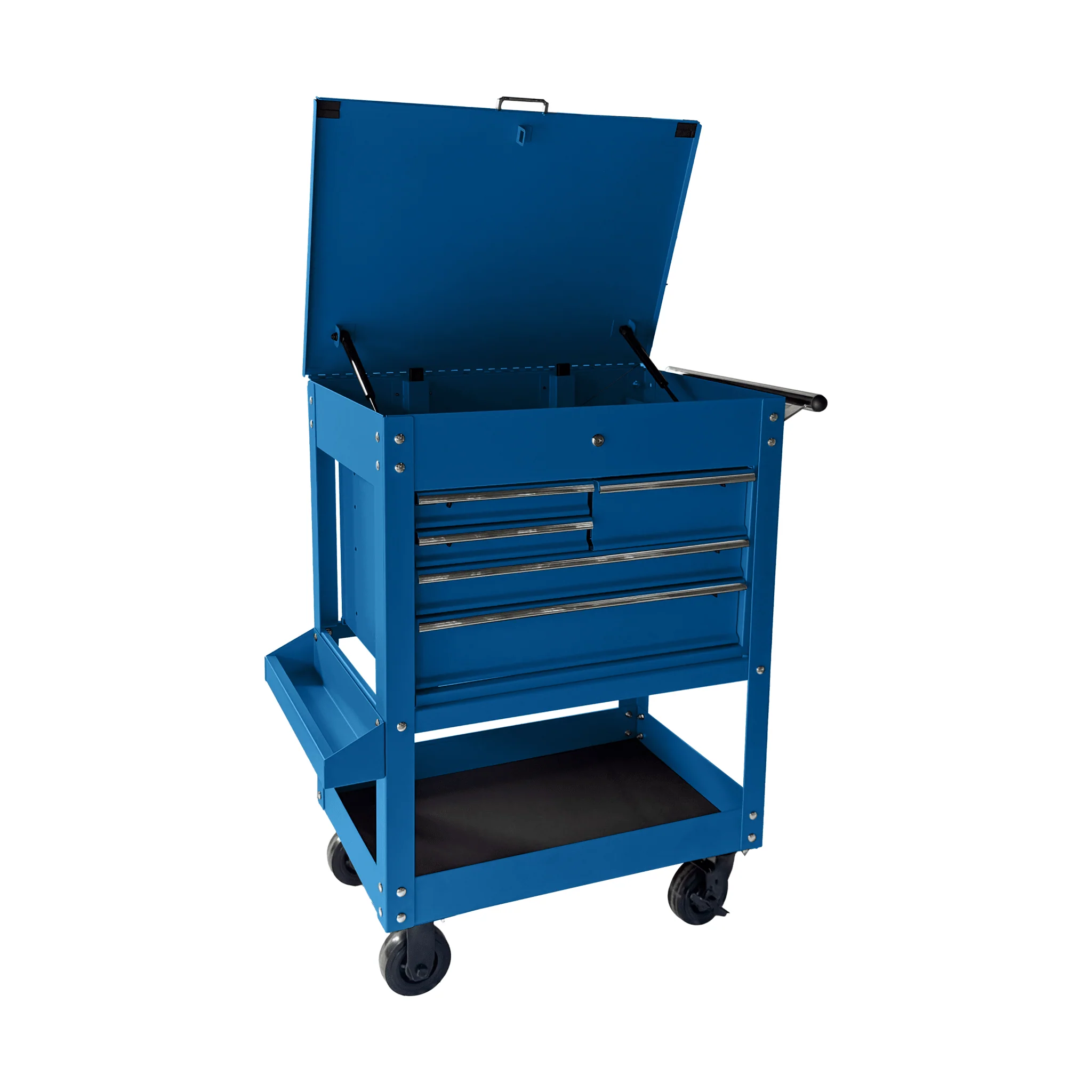 5 Drawer Heavy Duty Rolling Tool Cabinet Steel Garage Storage with Ball Bearing Slides - Image 12