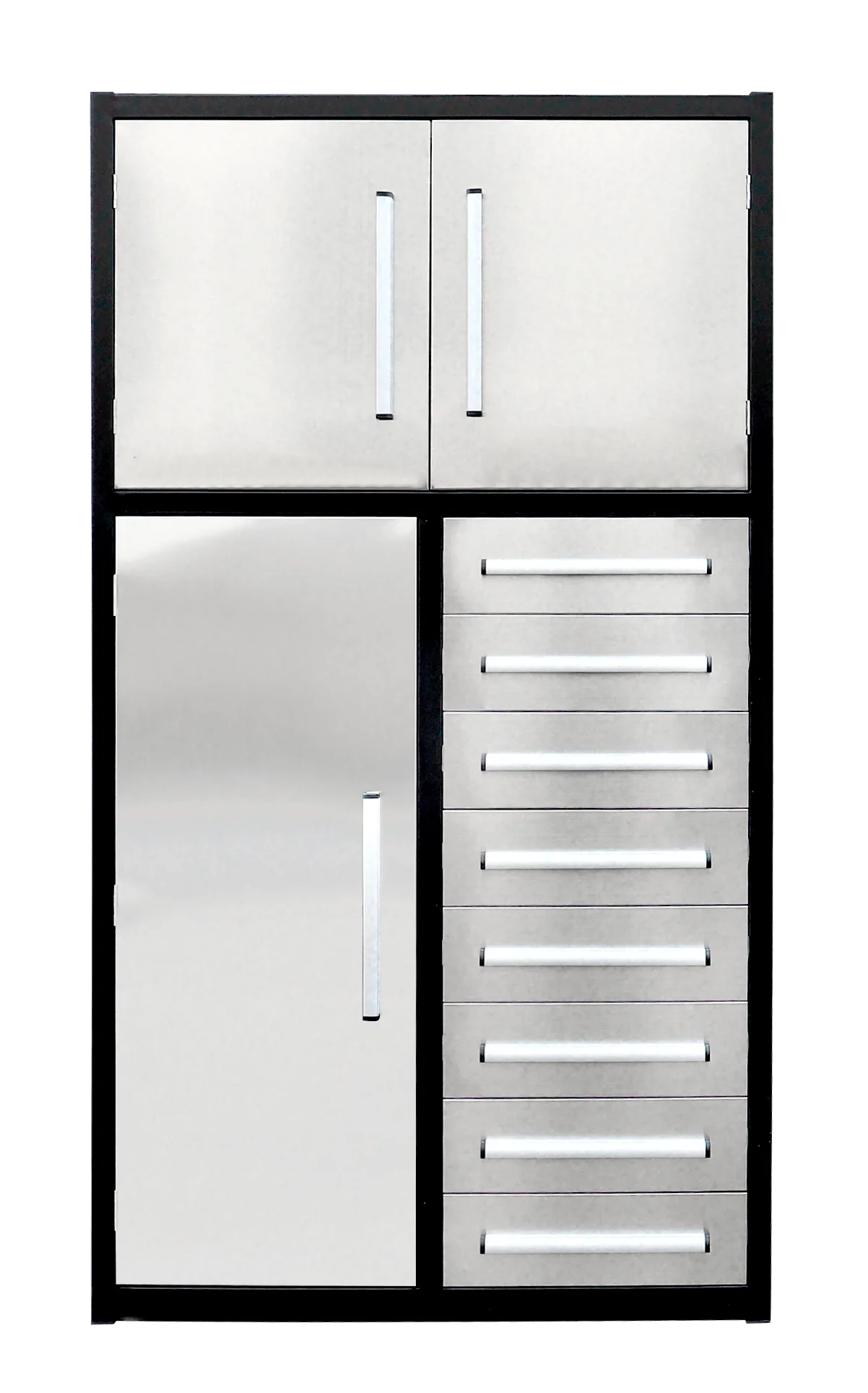 8-Drawer Heavy-Duty 3.5 ft Workbench – 100 lb Capacity Drawers & Steel-Frame Tool Storage Cabinet