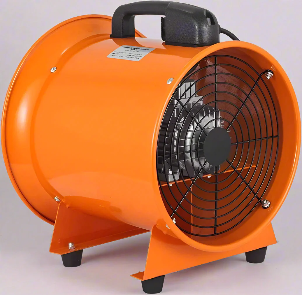 New 8″ High-Velocity Ventilation Blower with 2800 RPM Motor & 32 Ft Flexible PVC Ducting – Industrial Exhaust Fan for Air Circulation & Fume Extraction G001V1 - Image 4
