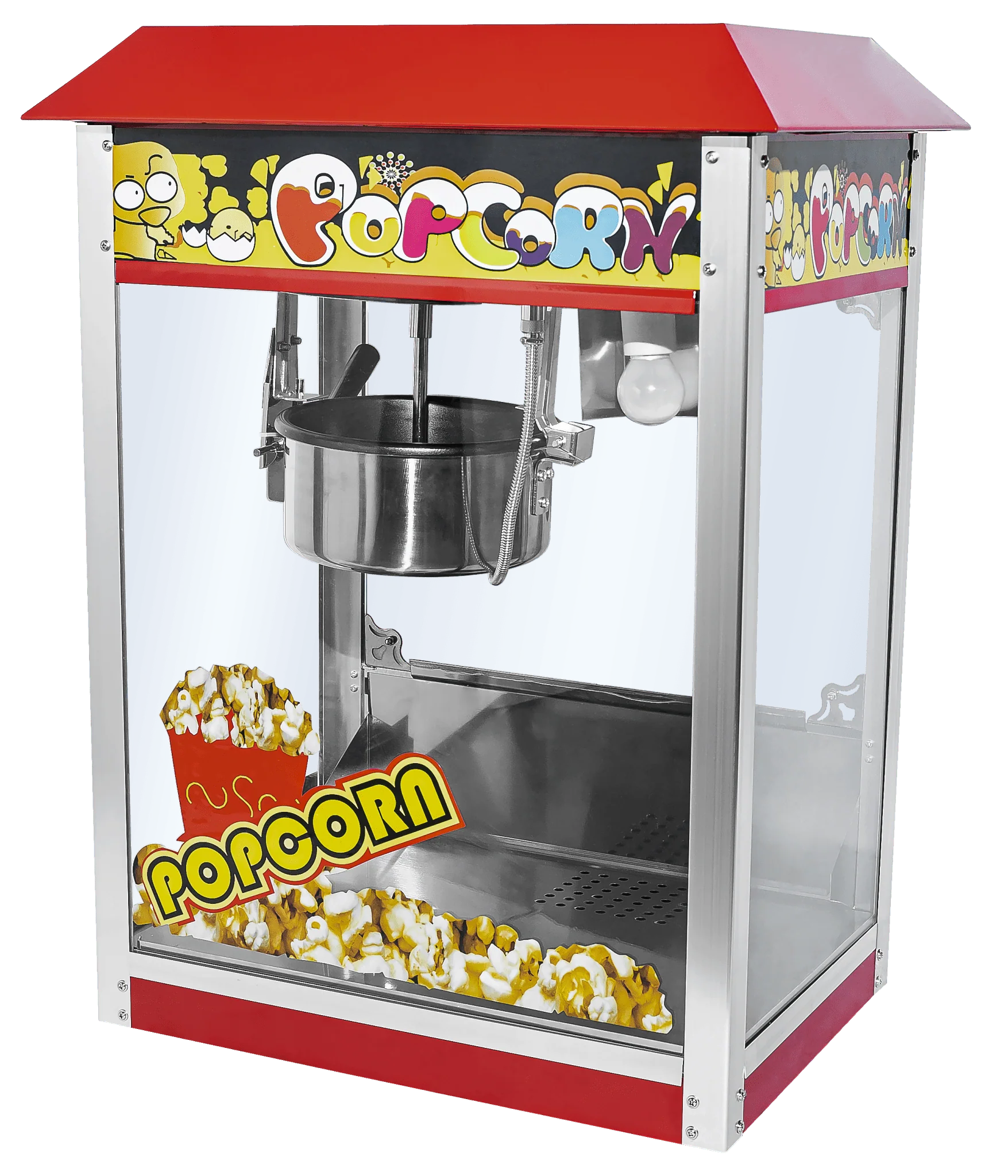 8 Oz Tabletop Popcorn Machine – Home & Commercial Popcorn Maker | S1190 - Image 2