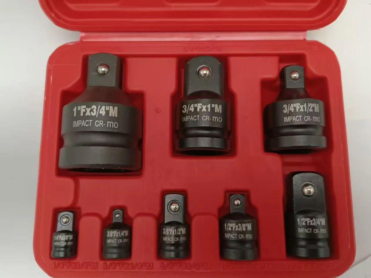 8-Piece Impact Socket Adapter Set – Heavy-Duty Cr-Mo Steel | TPTZ8JT - Image 2