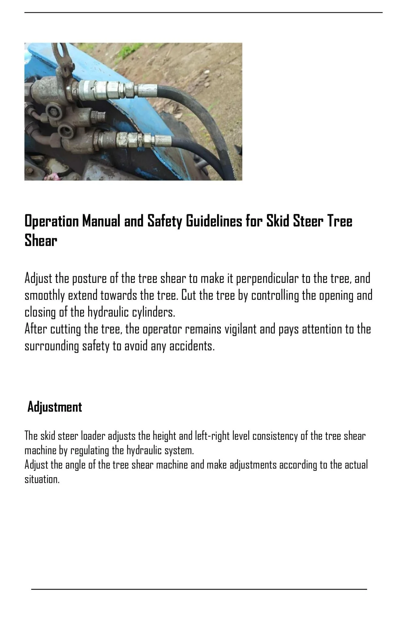 8" Tree Shear Attachment for Skid Steer Loaders – Universal Quick Attach Land Clearing Shear SU279484 - Image 20