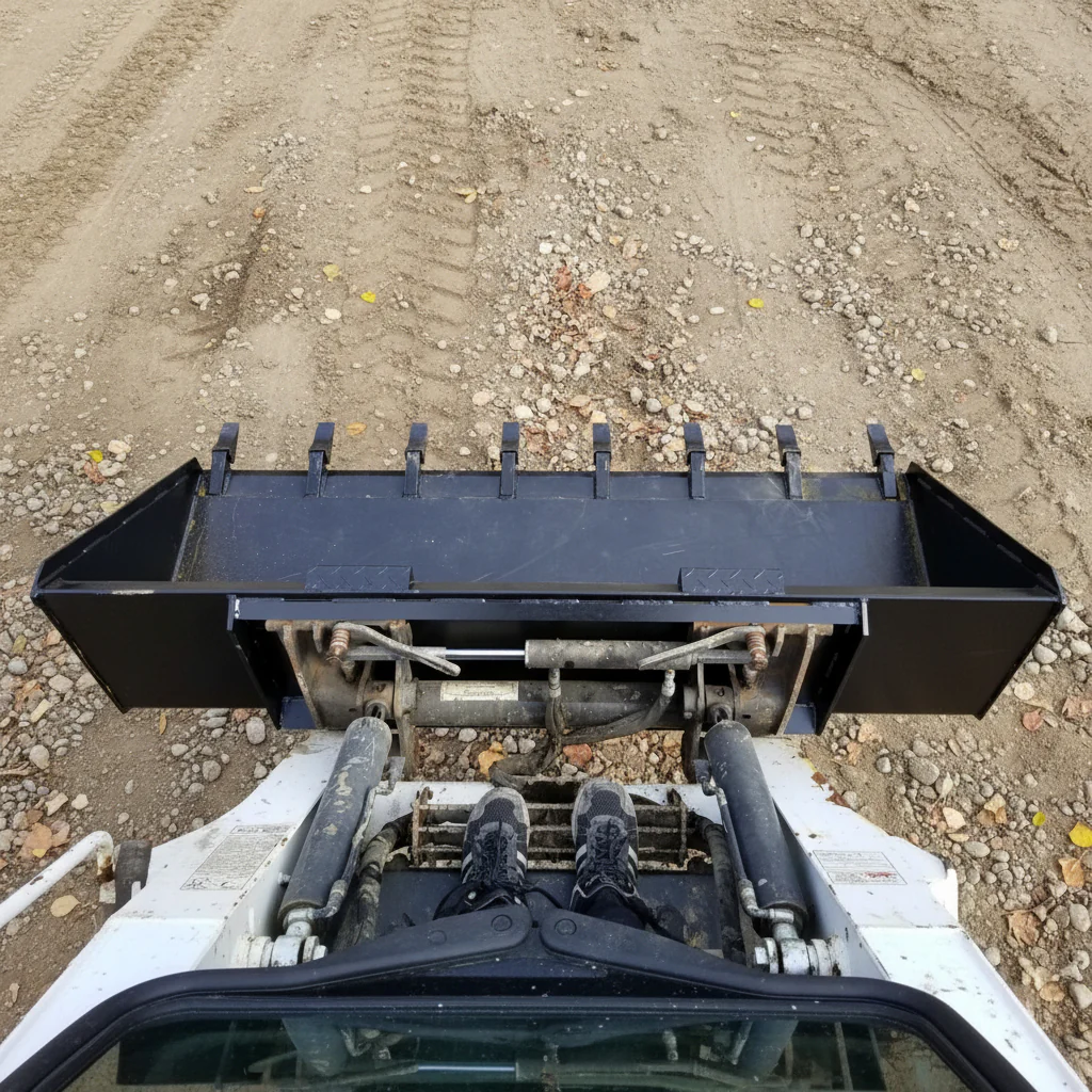 80" & 84" Skid Steer Buckets with Teeth – Heavy-Duty Digging & Material Handling Attachments - Image 3