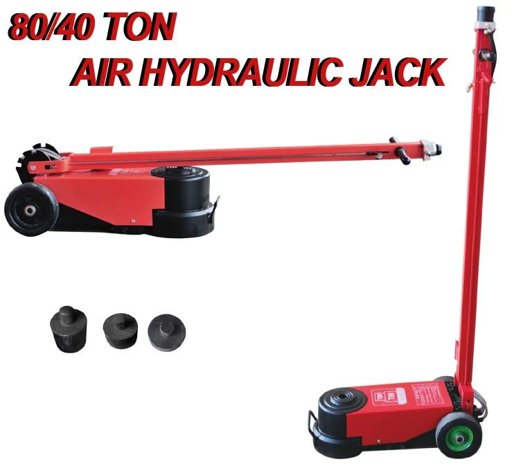 80 Ton Air Hydraulic Floor Jack – 2-Stage Heavy-Duty Industrial Lifter | PHE80 - Image 2