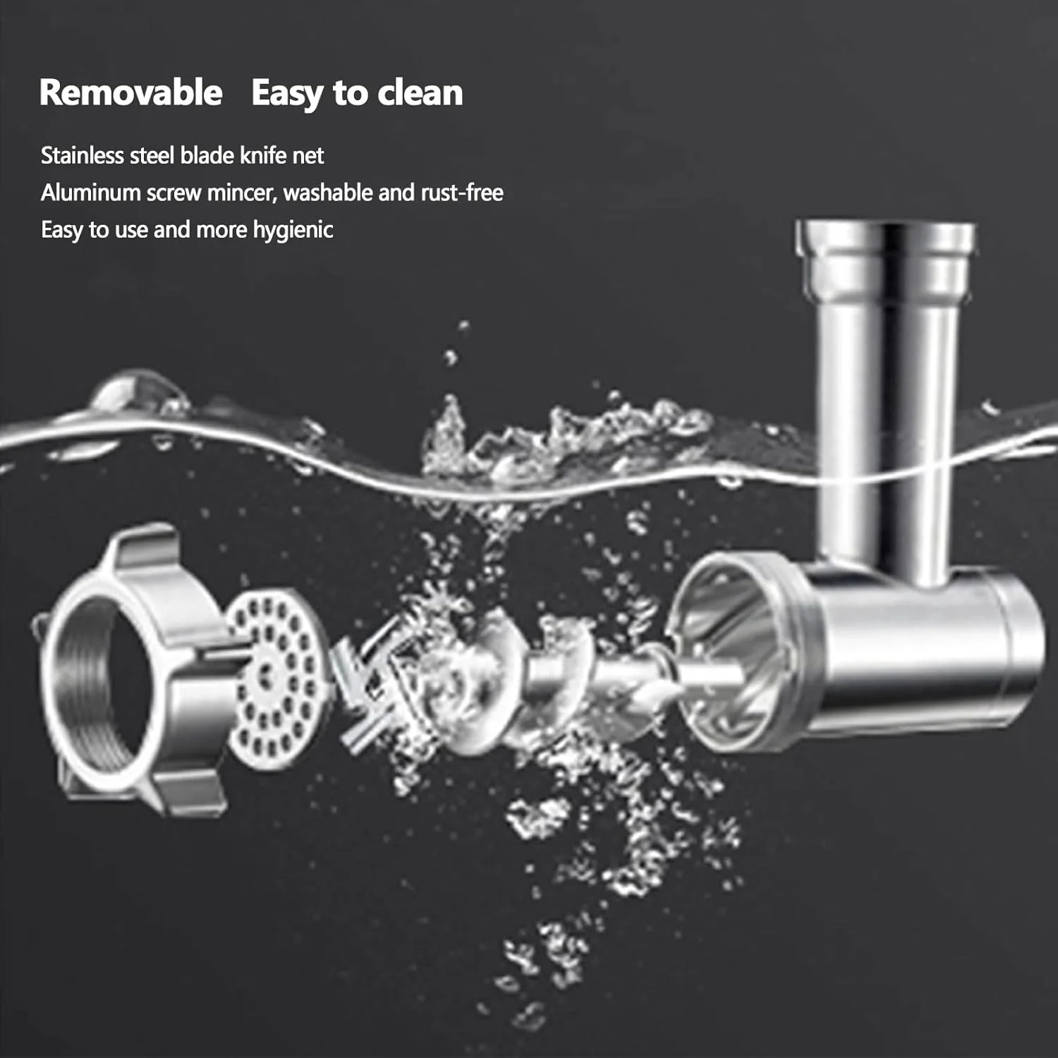 800W Electric Meat Grinder & Sausage Stuffer – Heavy-Duty Food Processor | 117342 - Image 2