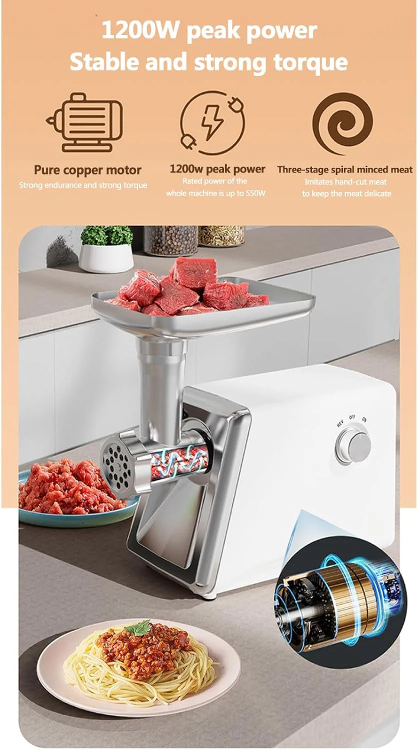 800W Electric Meat Grinder & Sausage Stuffer – Heavy-Duty Food Processor | 117342 - Image 5
