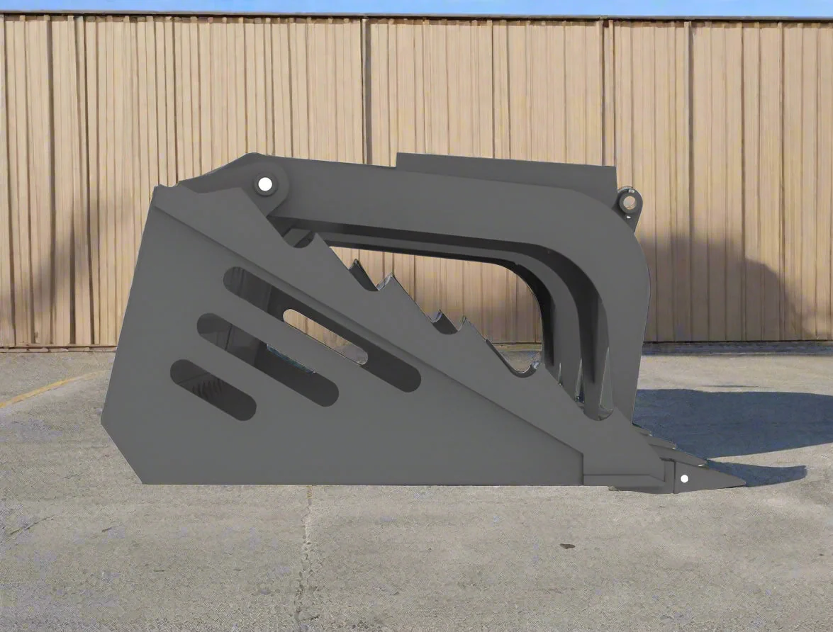 82" Rock Bucket Grapple – Tractor Attachment for Euro & John Deere Quick Attach - Image 3