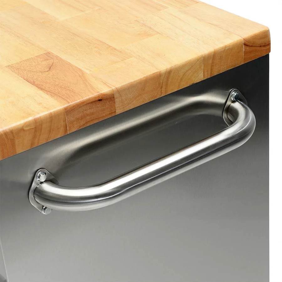 84" Stainless Steel Tool Bench – 11 Drawers, Wood Top & LED Light | 8411D - Image 18
