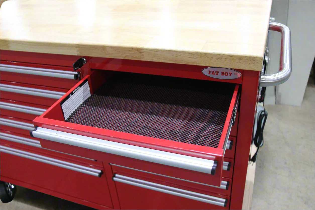 8 FT Fatboy 24-Drawer Heavy-Duty Workbench with Power Outlets & USB Charging – Industrial Tool Bench for Garage & Workshop Organization | - Image 31
