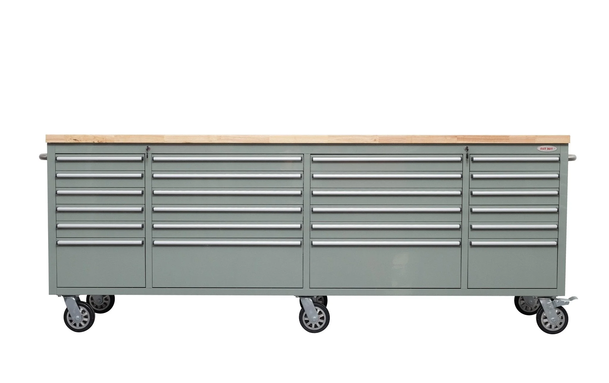 8 FT Fatboy 24-Drawer Heavy-Duty Workbench with Power Outlets & USB Charging – Industrial Tool Bench for Garage & Workshop Organization | - Image 65