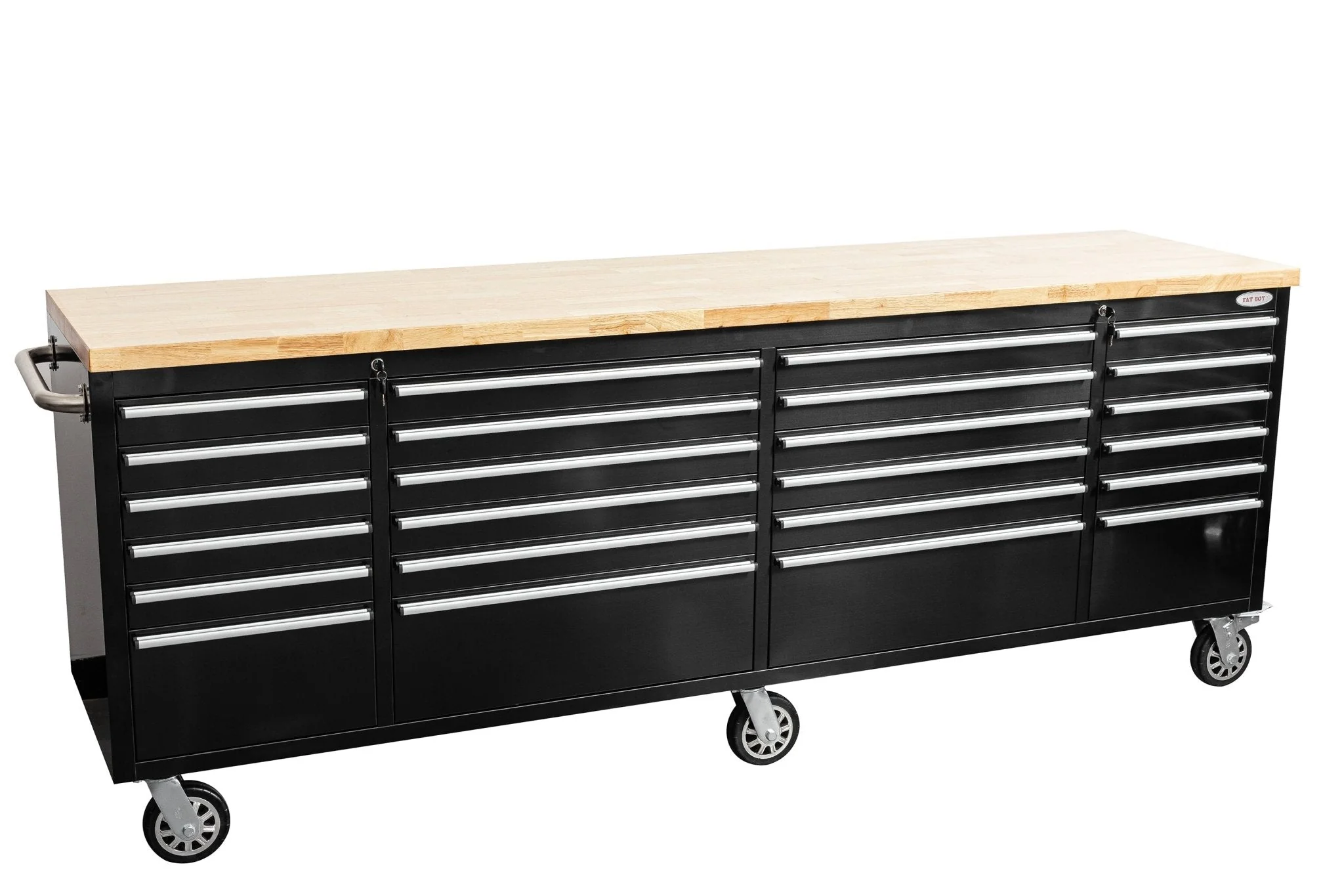 8 FT Fatboy 24-Drawer Heavy-Duty Workbench with Power Outlets & USB Charging – Industrial Tool Bench for Garage & Workshop Organization | - Image 73