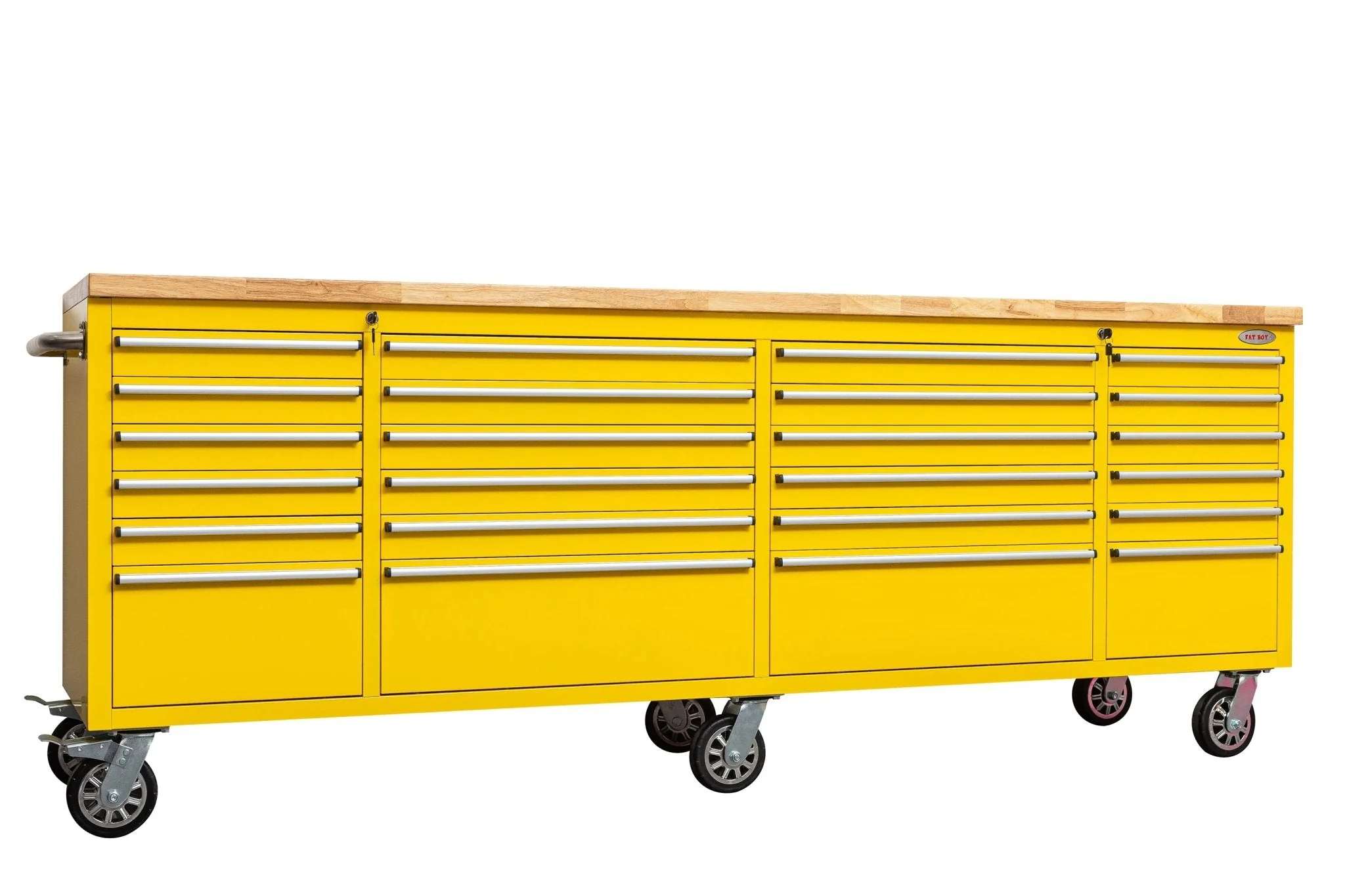8 FT Fatboy 24-Drawer Heavy-Duty Workbench with Power Outlets & USB Charging – Industrial Tool Bench for Garage & Workshop Organization | - Image 83