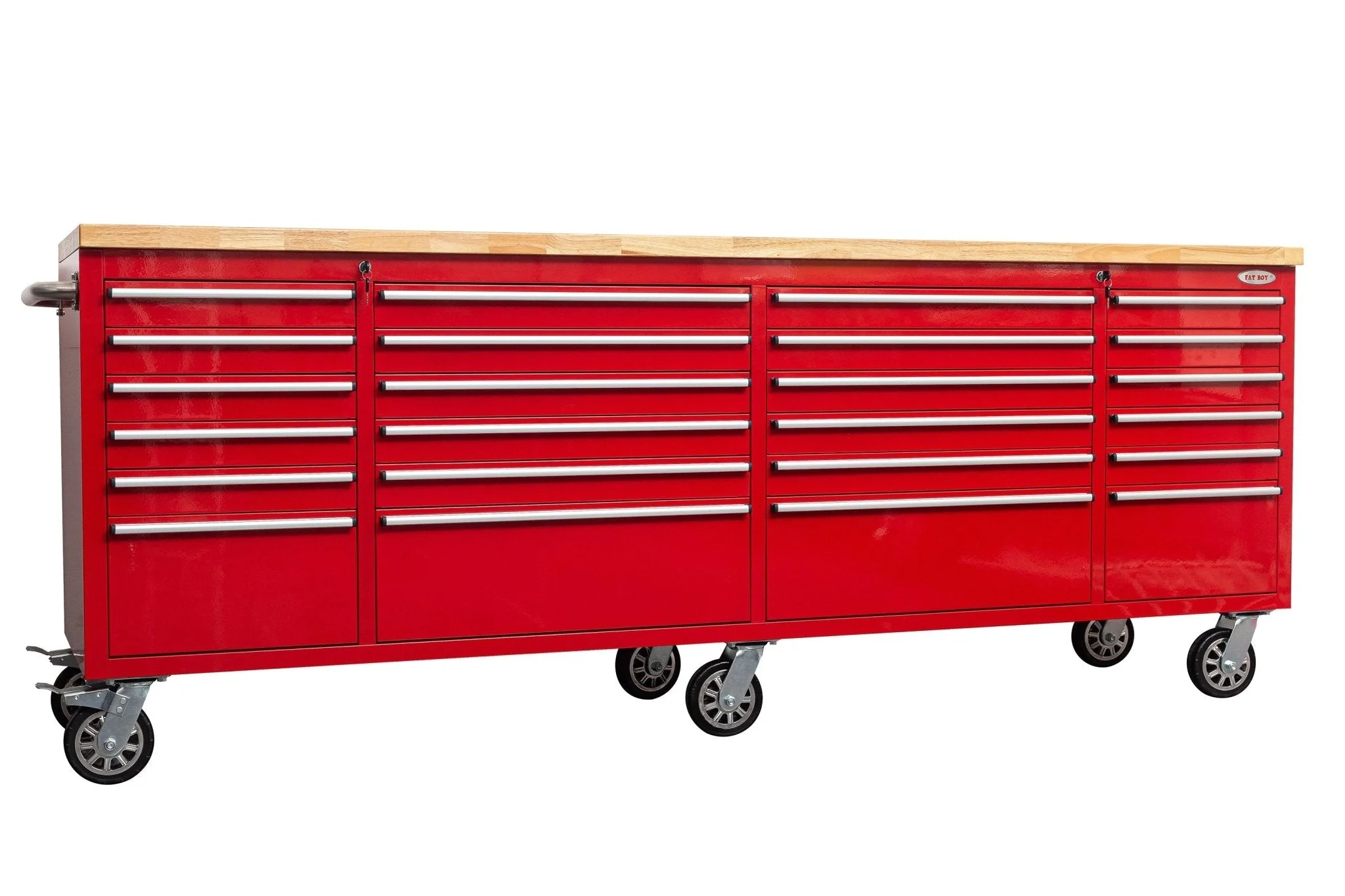 8 FT Fatboy 24-Drawer Heavy-Duty Workbench with Power Outlets & USB Charging – Industrial Tool Bench for Garage & Workshop Organization | - Image 88