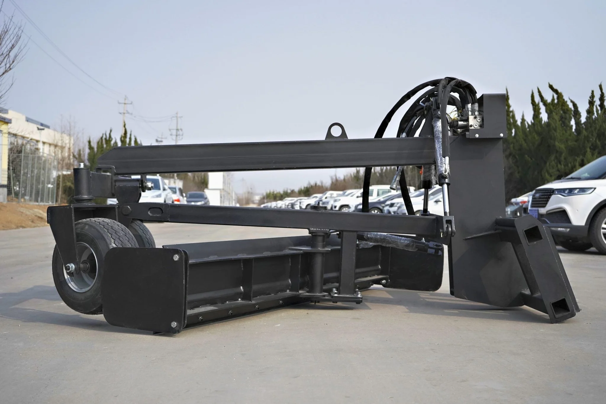 8 FT Skid Steer Hydraulic Land Grader – 25° Angle & 24° Tilt | 1121406 - Image 4