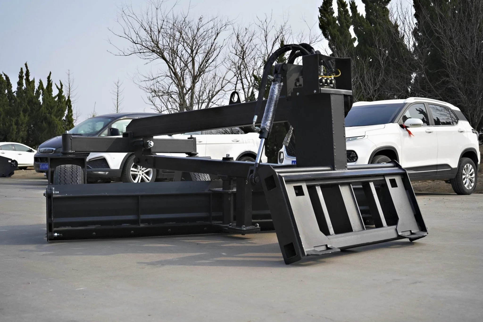 8 FT Skid Steer Hydraulic Land Grader – 25° Angle & 24° Tilt | 1121406 - Image 7