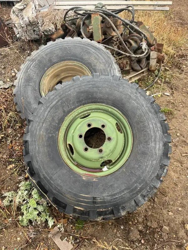 9.00R16 Michelin – Military Surplus Tire & Rim Assembly (Assorted Tread Patterns)