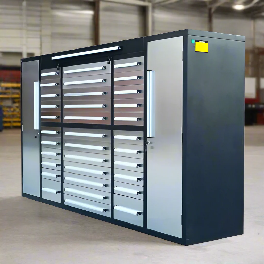 9 FT Workbench – 34-Drawer Heavy-Duty Tool Storage Station | 9FT34D2L