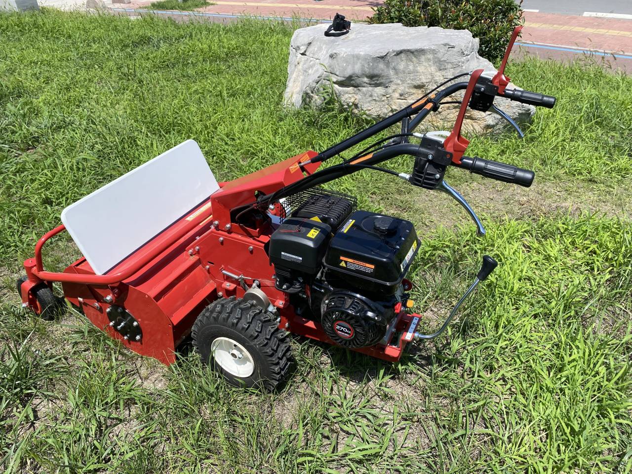 9HP Walk-Behind Flail Mower – Heavy-Duty Gas Brush Cutter for Tall Grass, Weeds & Rough Terrain | S680L - Image 6