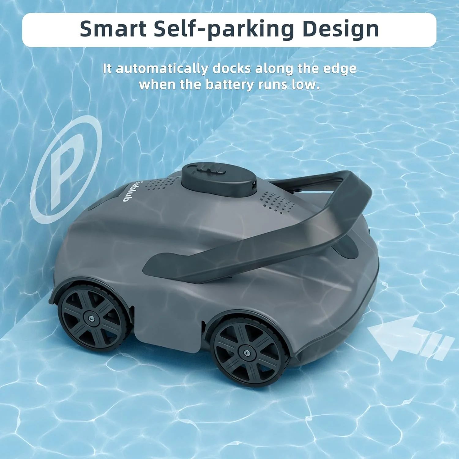 Above Ground Pool Vacuum Robot – Automatic Smart Cleaner for Easy Maintenance | SKU: B0D93SVLWX - Image 3
