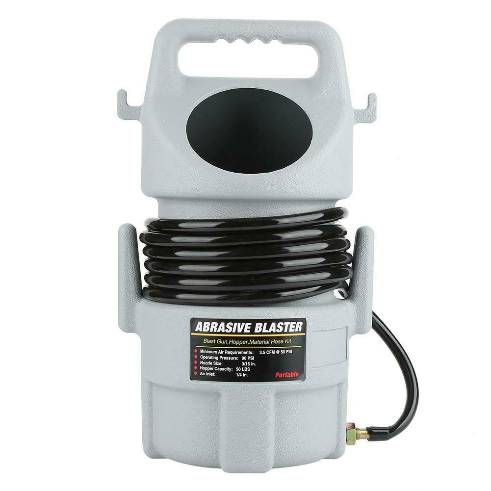 Portable Abrasive Sandblaster Rust Remover – Heavy-Duty Surface Cleaner (S1114) - Image 5