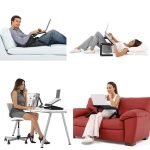 Adjustable Aluminum Laptop Table with Cooling Fans, 360° Rotating Portable Laptop Desk Stand – 720168 - Image 4