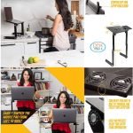 Adjustable Aluminum Laptop Table with Cooling Fans, 360° Rotating Portable Laptop Desk Stand – 720168 - Image 5