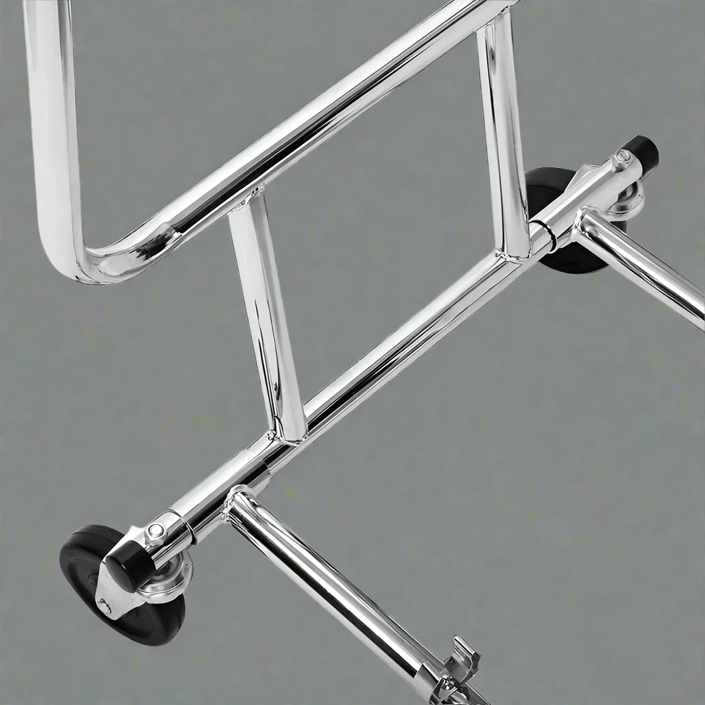 Adjustable Heavy-Duty Clothing Racks | Single & Double Rail with Wheels - Image 10