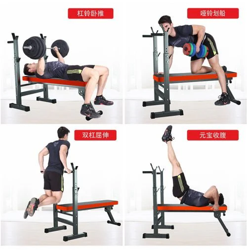 Multifunctional Workout Station with Adjustable Olympic Bench | Home Gym Fitness Station – SKU S3101 - Image 3