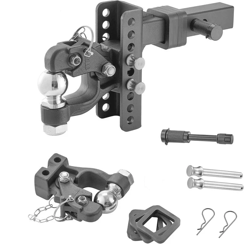 Adjustable Pintle Hitch Hook Combo – 2-5/16" Ball, Max Towing 13,000 lbs PHC13K - Image 3