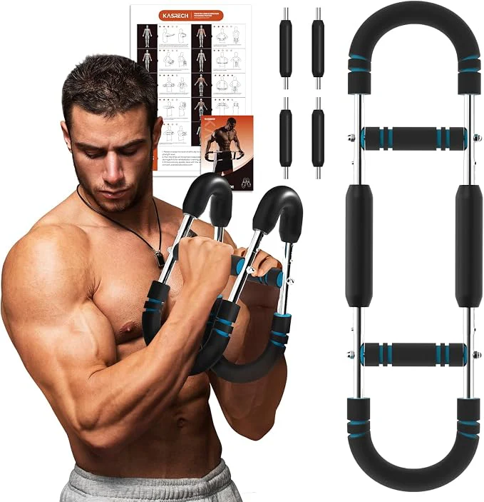 Adjustable Twister Arm Trainer – 70–110 lb 3-Level Chest, Arm and Upper Body Workout Bar - Image 2