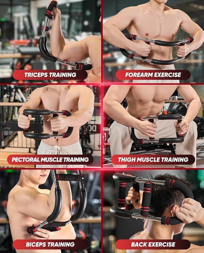 Adjustable Twister Arm Trainer – 70–110 lb 3-Level Chest, Arm and Upper Body Workout Bar - Image 3
